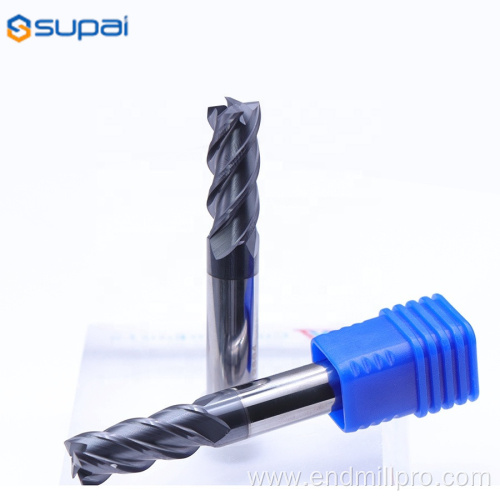 HRC58 Solid Carbide End Mill For Stainless Steel